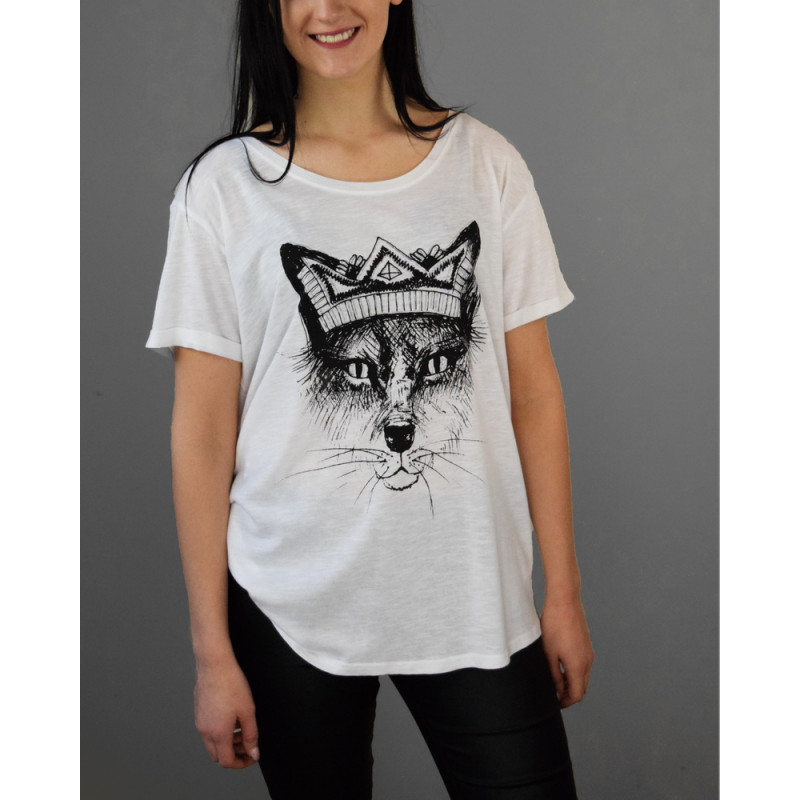 T-shirt "Fox with Crown"