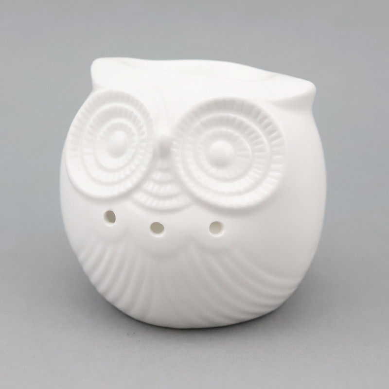 Oil Burner Small Owl (Ceramic)