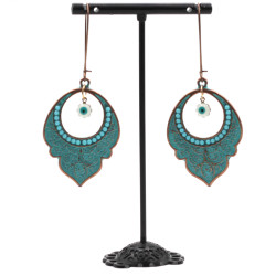 Earrings with turquoise...