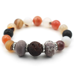 Bracelet, Agate, Lava...