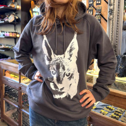 Sweater (Lynx design, Grey, L)